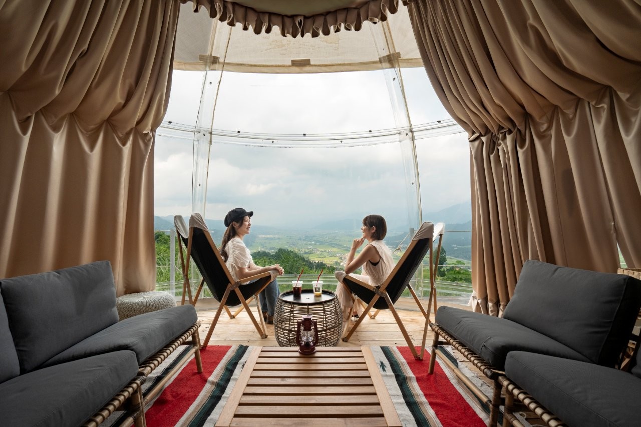 グランピング体験(ドームテント)